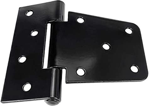 Mlhpeak Inch Black Door Shed Hinges Square Barn Hinges Heavy Duty