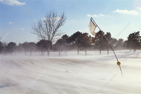 Wind Blowing Snow Stock Image E127 0365 Science Photo Library