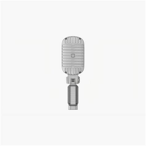 Cardioid Microphone 01 3D model - Download Musical Instruments on ...