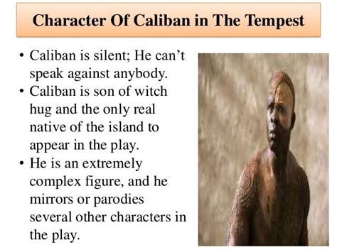 characters of Caliban and Subltern