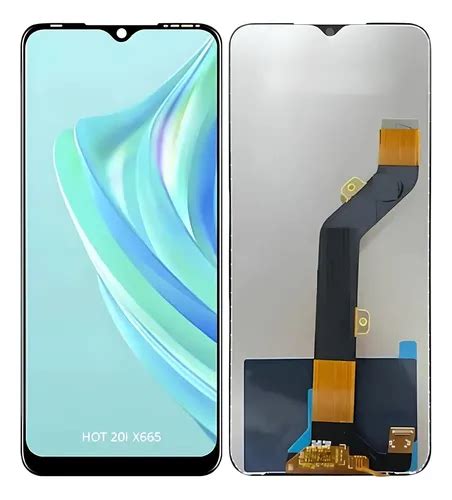 Para Infinix Hot i X Tela Frontal Display Sem Aro Preto Frete grátis