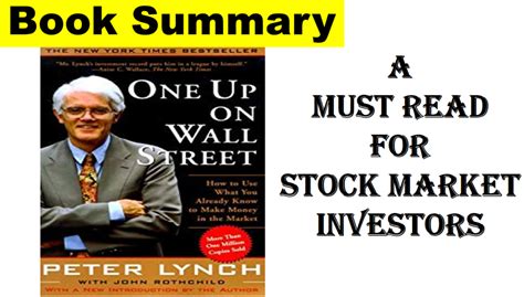 One Up on Wall Street Book Summary & Review - Investaru