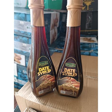 Jual Sirup Kurma Murni Barari Date Syirup Botol Kaca G Sirup