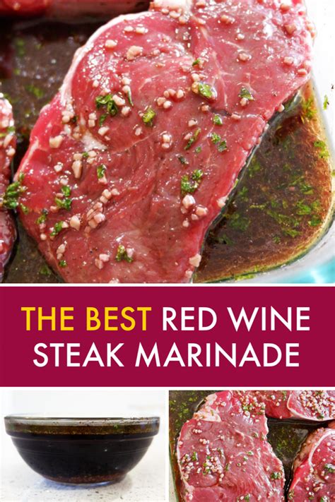 Red wine steak marinade – Artofit