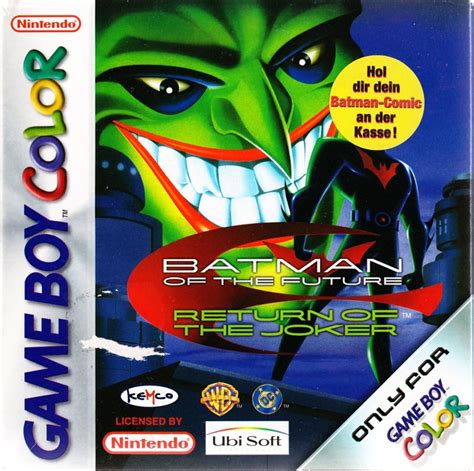 Batman Beyond: Return of the Joker (2000) Game Boy Color box cover art ...