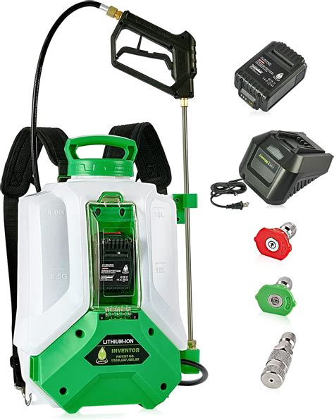 Amazon Alientabi Ah Battery Powered Backpack Sprayer Gallon