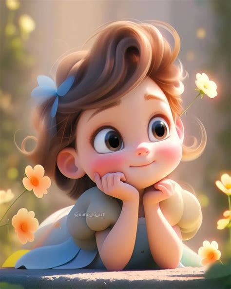 Pin By Mil Maravilhas On Desenhos Cute Baby Cartoon Girly Art