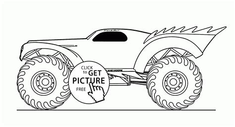 Contoh 23+ Gambar Mewarnai Monster Truck - KataUcap