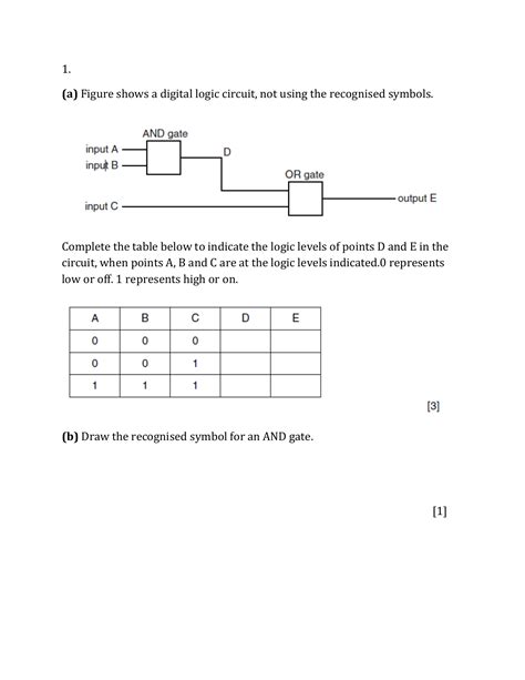 Logic Circuit Diagram Symbols - Circuit Diagram