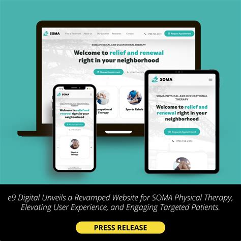 e9Digital Unveils a Revamped Website for SOMA Physical Therapy