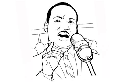 Martin Luther King Coloring Pages - Free Printable Coloring Pages