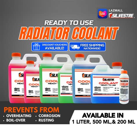 SILVESTRE Radiator Coolant High Performance Ready To Use Coolant