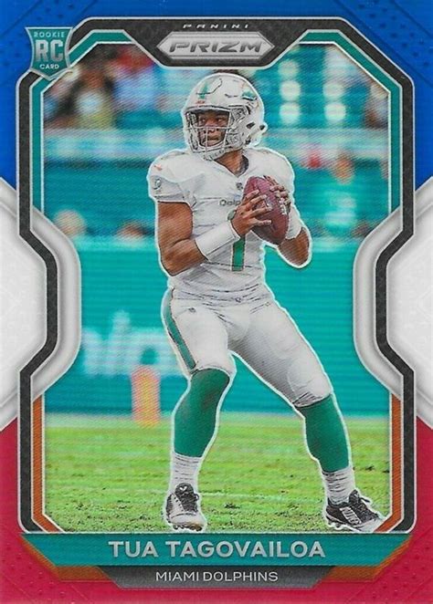 Tua Tagovailoa 2020 Prizm 339 Red White Blue Price Guide Sports Card