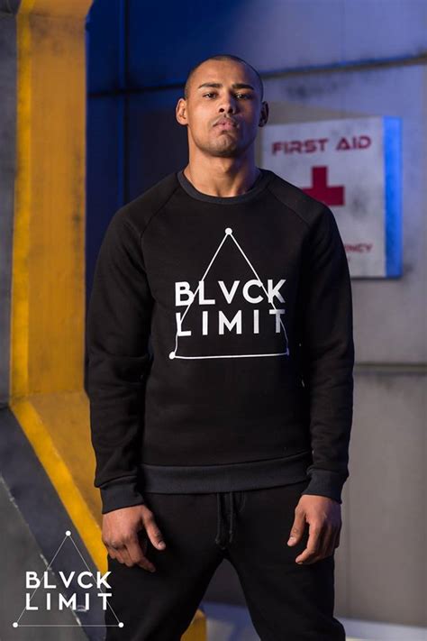 Свитшот мужской с логотипом черный на флисе Black Limit купить в Киеве ...