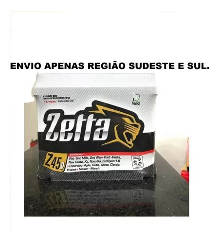 Bateria Zetta Moura 45ah Z45d Palio Corsa Ka Uno Original