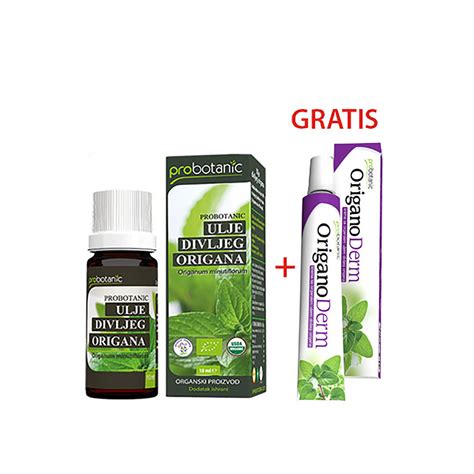 Organsko Ulje Divljeg Origana I Gratis Derma Origano Krema