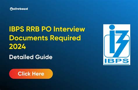 IBPS RRB PO Interview Documents Required 2024 Detailed Guide