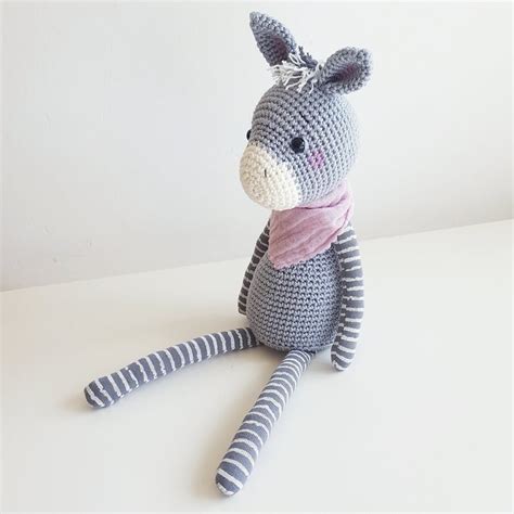 Donkey amigurumi crochet pattern