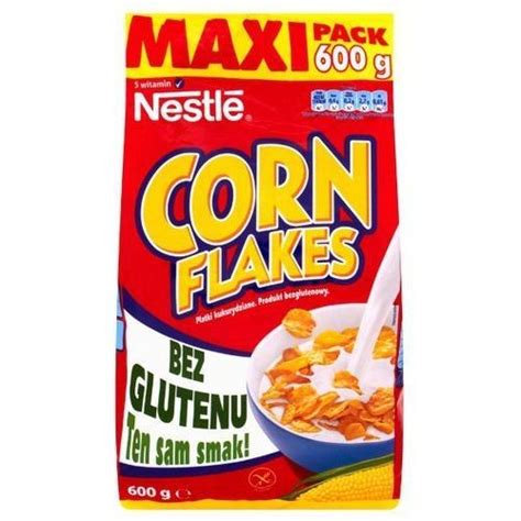 NESTLE CORN FLAKES PŁATKI KUKURYDZIANE 600G Delikatesy koszyk pl