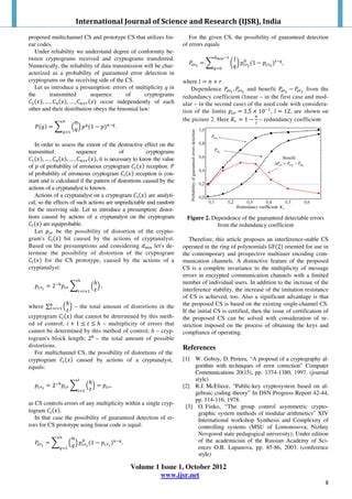 Cryptographic System In Polynomial Residue Classes For Channels With