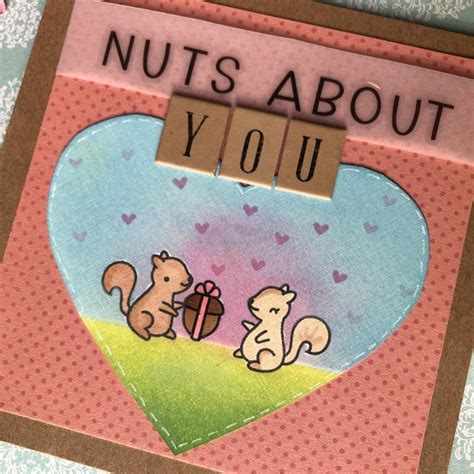 Nuts About You Valentines Day Card By Lana