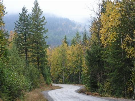 Scenic Mountain Road To Our Home In Sandpoint Idaho