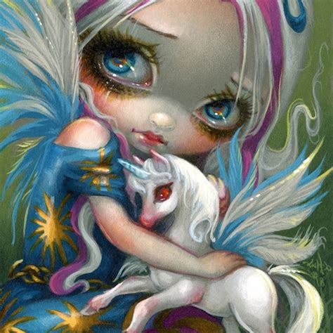 Golden Eyed Dragonling Art Print By Jasmine Becket Griffith Etsy