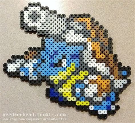 Mega Blastoise Perler Bead Pattern