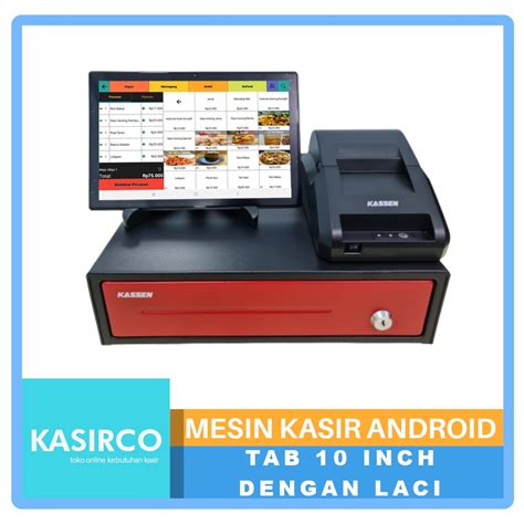 Jual Mesin Kasir Android Tab Inch Dengan Laci By Kasirco Shopee