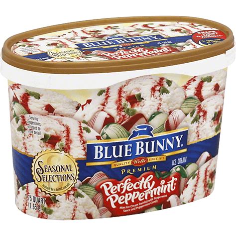 Blue Bunny Seasonal Selections Perfectly Peppermint Premium Ice Cream