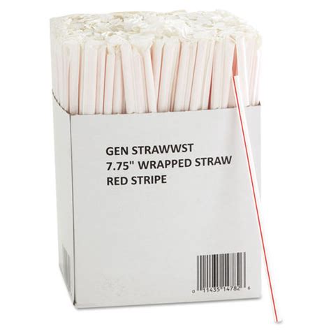 Wrapped Jumbo Straws By Gen Genstrawwst