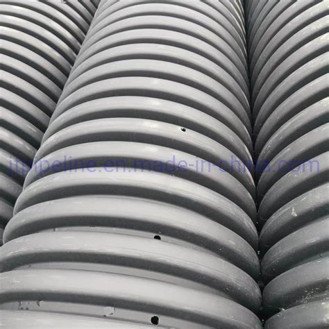 Hdpe Double Wall Corrugated Perforated Pipes For Drainage China Hdpe