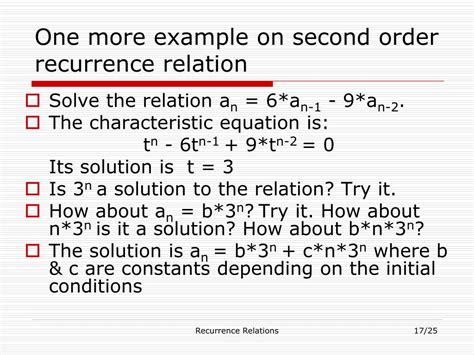 Ppt Recurrence Relations Powerpoint Presentation Free Download Id 498458