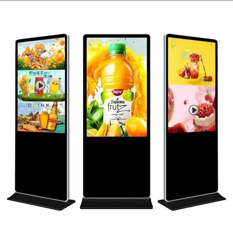 Standing Advertising Totem Inch Inch K K Lcd Screen With Wifi