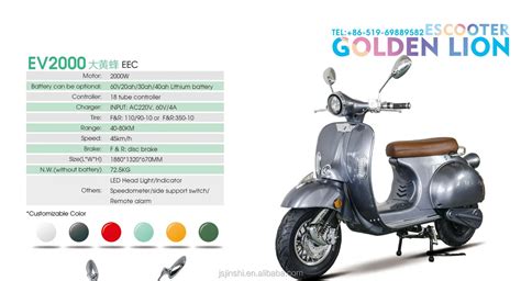 Eec Certificate Retro 2000w Scooter Electric Ev2000 Buy 2000w Scooter