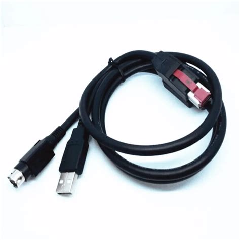 24v Usb Power Plug To Usb A Male And Hosiden 3pin Din Powered Usb Y