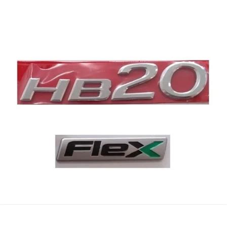 Kit Emblema Letreiro Hb Flex Tampa Porta Mala Hyundai P S Shopee