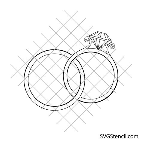 Engagement Ring Svg Wedding Bands Svg Bride To Be Svg Svgstencil