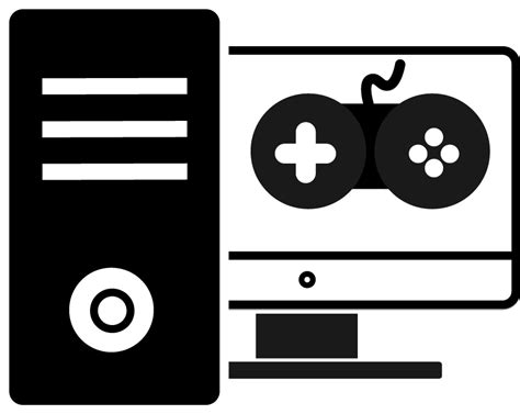 Desktop Gaming Vector Icon - [Free Download] - (SVG and PNG)