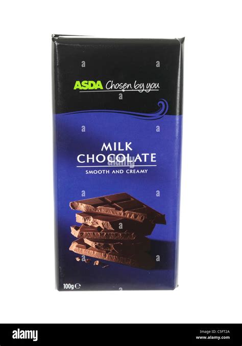 Asda Milk Chocolate Bar Stock Photo Alamy