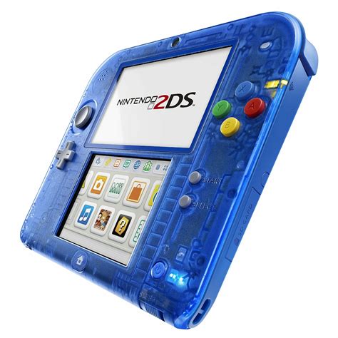 Console 2ds Pokémon Bleu Transparente 2ds