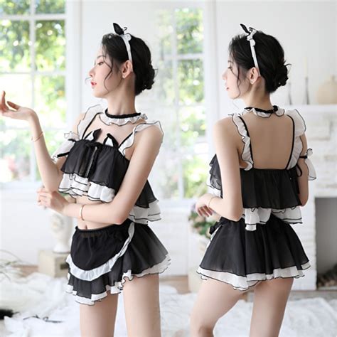 Jual Aa Costume Bikini Maid Pelayan Pembantu Art Lingerie Kostum