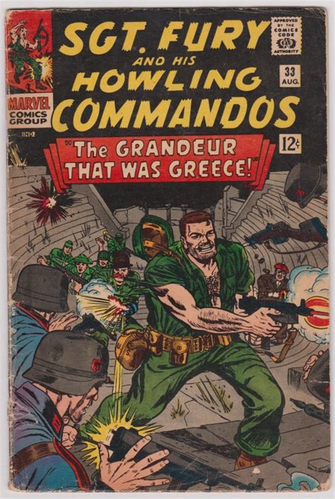 Sgt Fury His Howling Commandos G Comic Books Silver Age