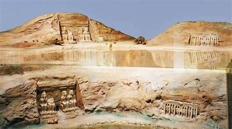 Abu Simbel A Os Salvado De Las Aguas Presa De Asuan Egipto Templo