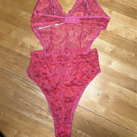 Savage x fenty body suit lingerie one piece lace... - Depop