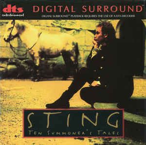 Sting - Ten Summoner's Tales (CD) | Discogs