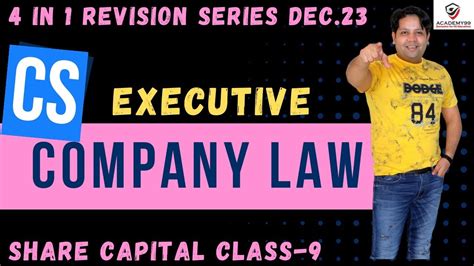 4 IN 1 REVISION SERIES COMPANY LAW CS EXECUTIVE COMPANY LAW