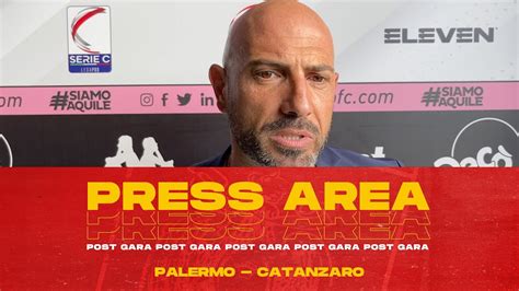 Press Area Calabro Nel Post Gara Di Palermo Catanzaro Youtube