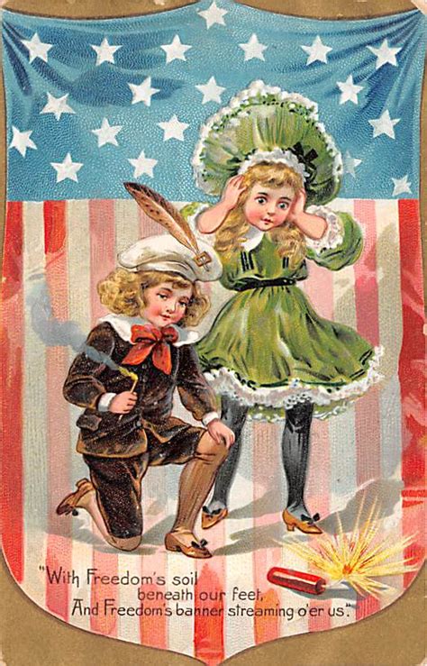 Foj Fourth Of July Postcard Oldpostcards