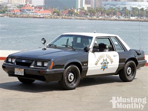 Chp Fox Body Ford Mustang Ssp Police Car Old Police Cars Ford Police